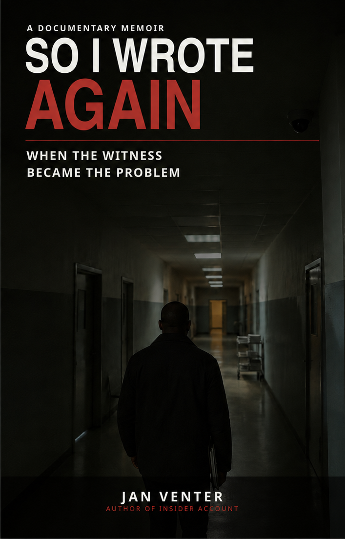 SO I WROTE AGAIN — When the Witness Became the Problem, a documentary memoir by Jan Venter